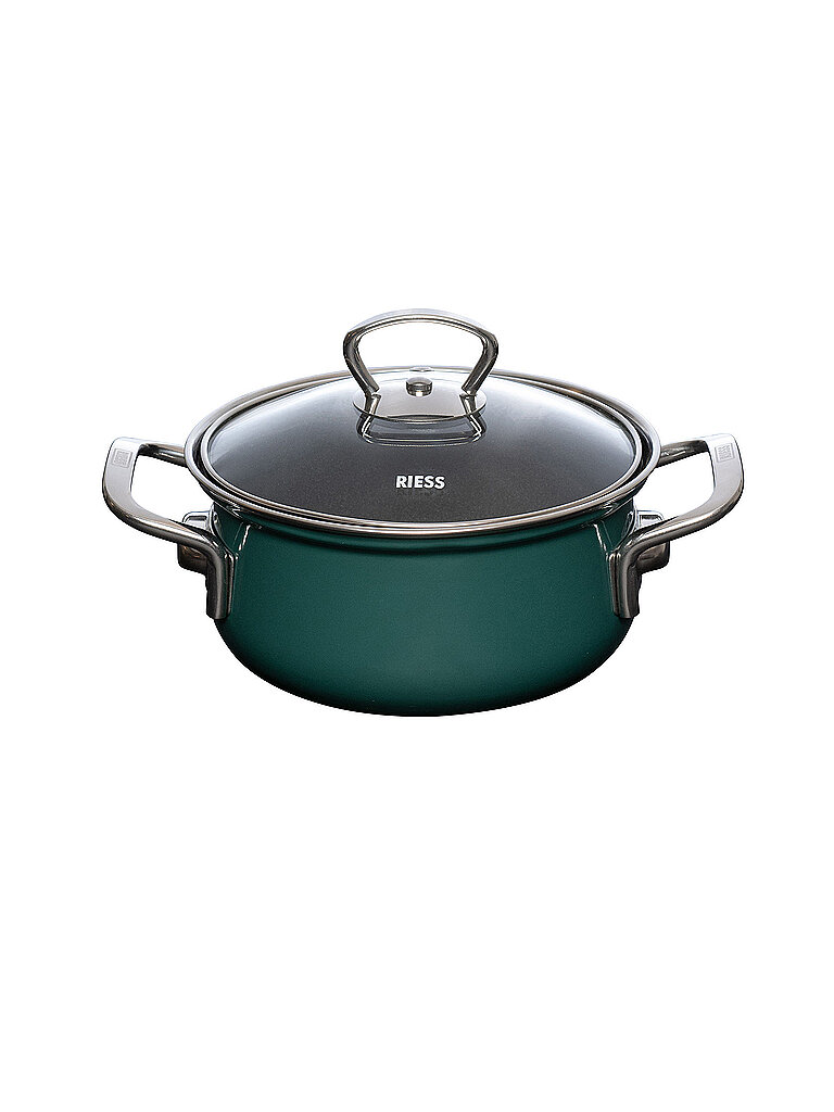 Casseruola con coperchio in vetro TEAL 16cm/1l Bluverde petrolio
