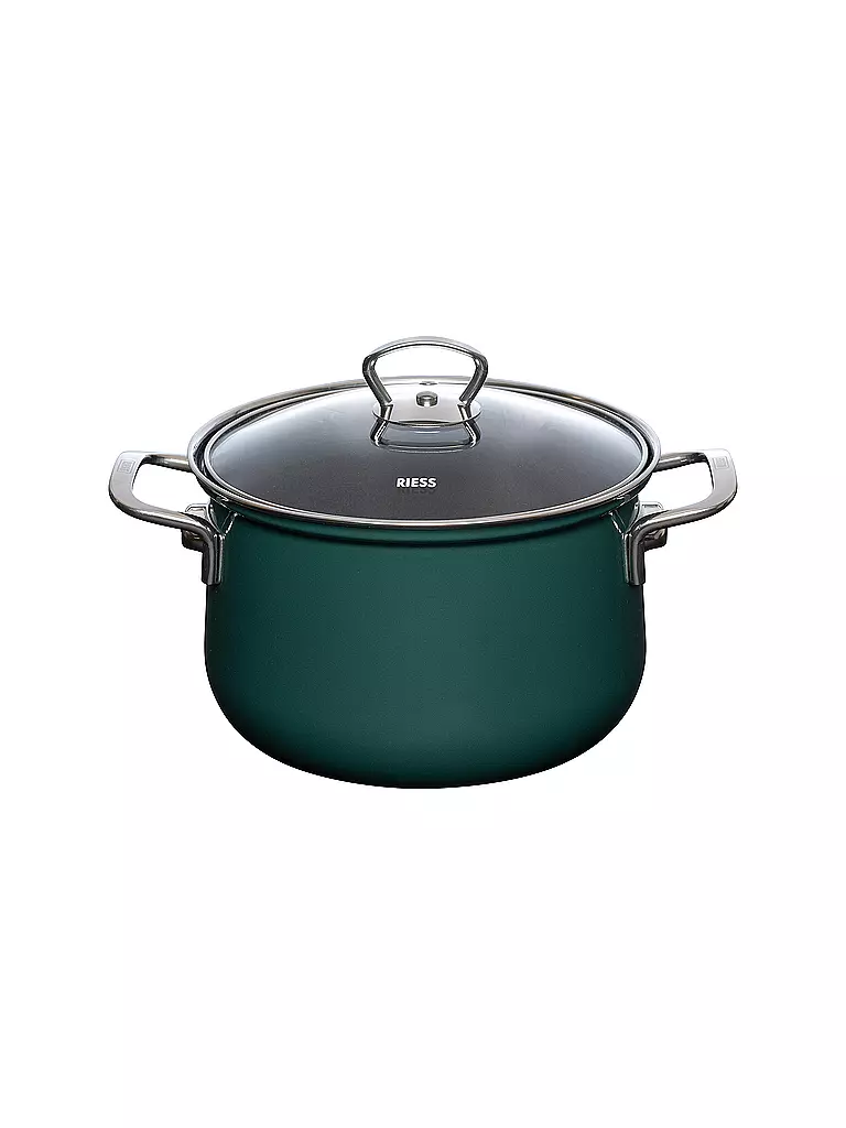 RIESS | Casseruola con coperchio in vetro TEAL 20cm/3,5l Verde acqua | Petrolio