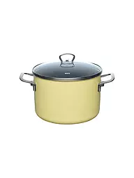 RIESS | Casseruola per carne 24 cm/6,5 l NOUVELLE PUR Grigio scuro | Giallo