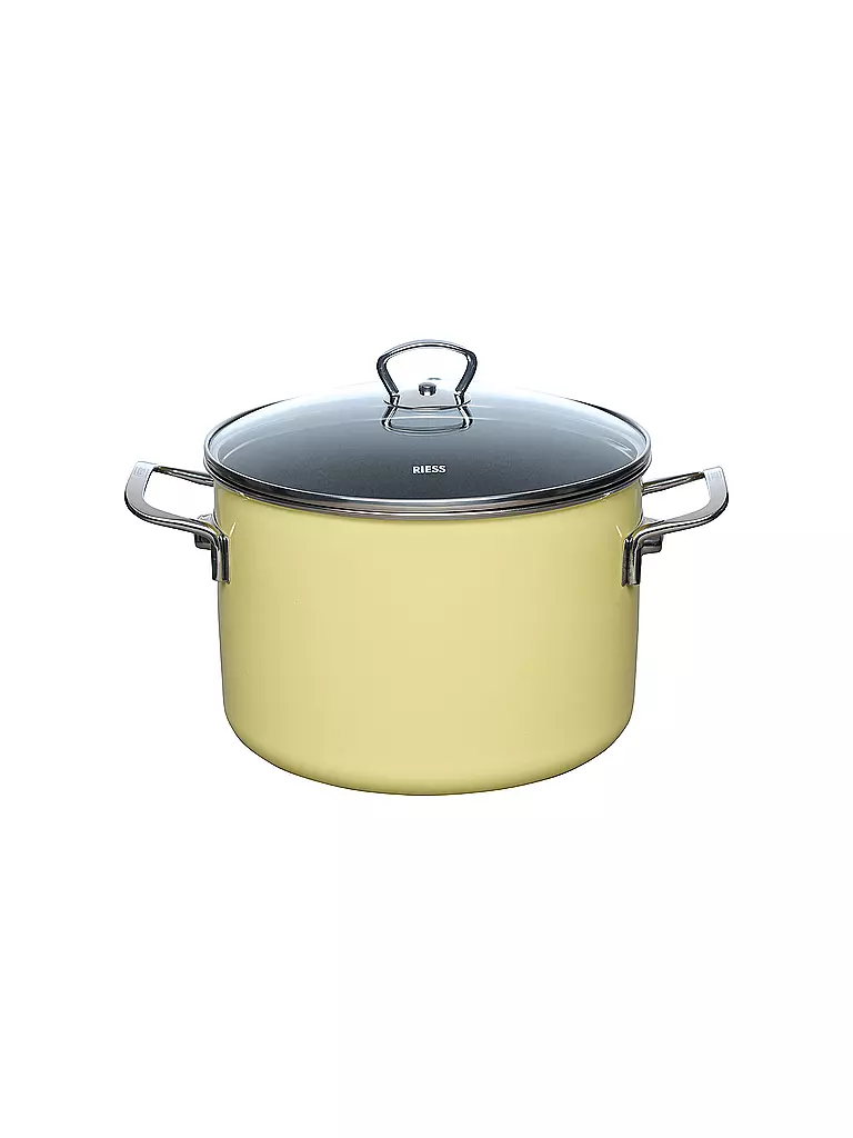 RIESS | Casseruola per carne 24cm/6,5l NOUVELLE PUR Lemon | Giallo
