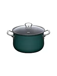 RIESS | Casseruola per carne con coperchio in vetro TEAL 24cm/6l Verde acqua | Petrolio