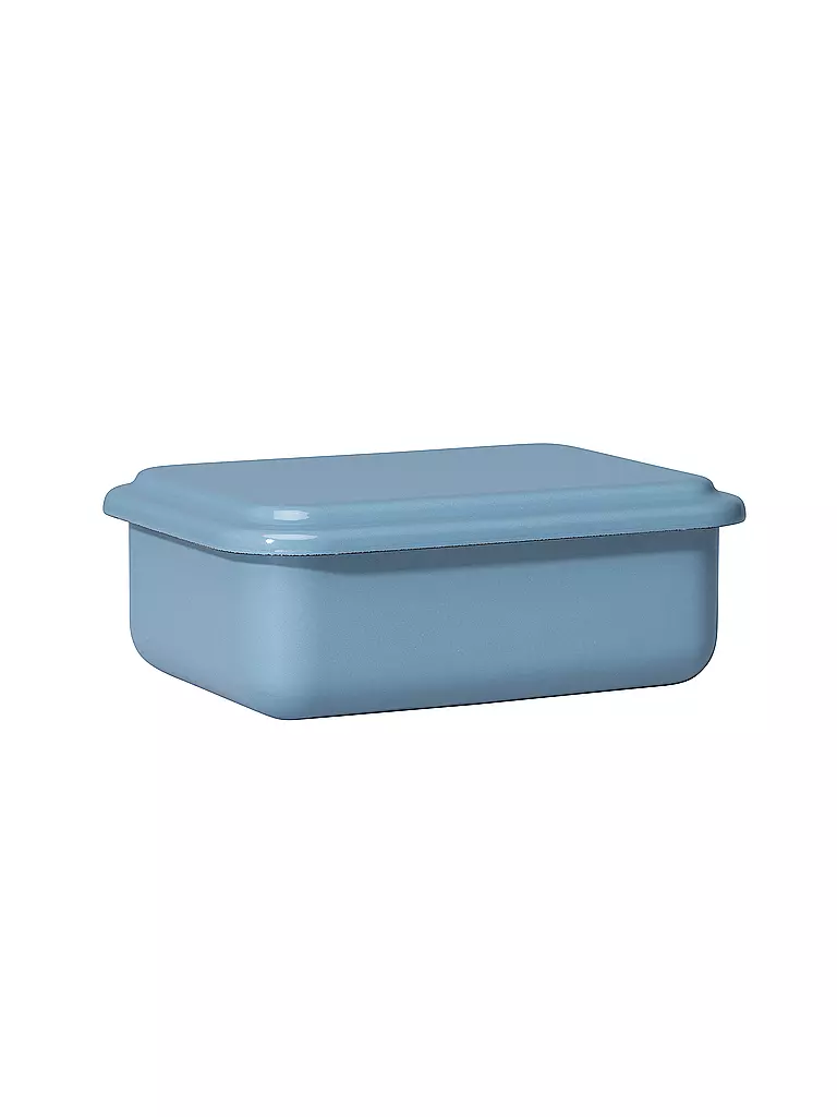 RIESS | Contenitore per alimenti con coperchio 15x11x4cm Mirtillo | Blu chiaro