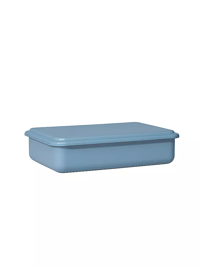 RIESS | Contenitore per alimenti con coperchio 23x15x5cm Mirtillo | Blu chiaro