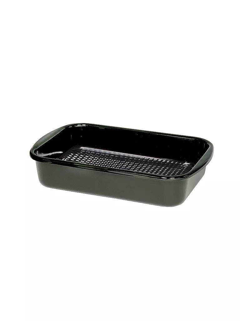 RIESS | Grillpfanne mit Waffelboden 35x23cm Schwarz | Nero