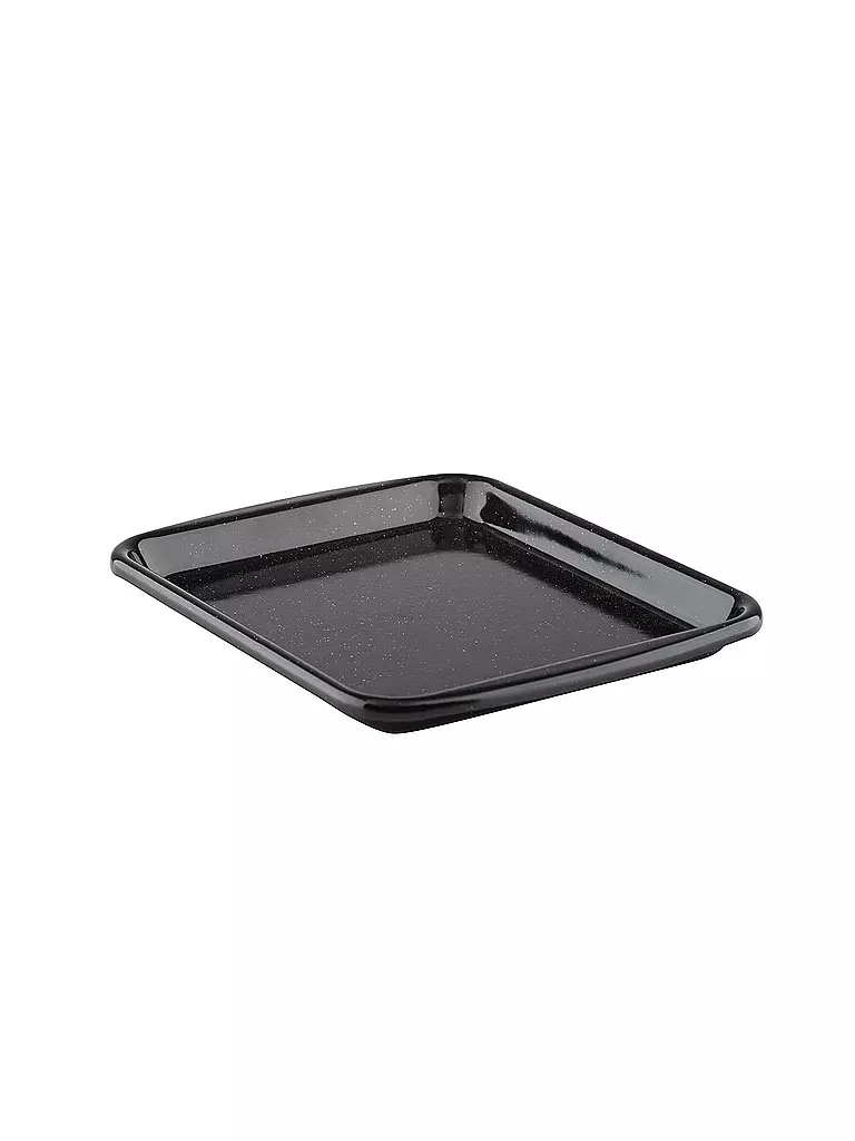 RIESS | Mini teglia da forno professionale in smalto 25x20 cm nero | Nero