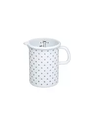 RIESS | Misurino da cucina 10cm / 1l a pois grigi | Bianco