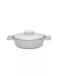RIESS | Padella in smalto con coperchio "Aromapot - Truehomewear" 24 cm | Grigio