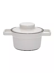 RIESS | Pentola in smalto con coperchio "Aromapot - Truehomeware" 16cm 0,75l | Grigio