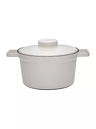 RIESS | Pentola in smalto con coperchio "Aromapot - Truehomeware" 24cm 3,5l | Grigio
