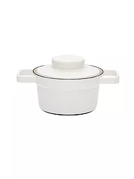 RIESS | Pentola in smalto con coperchio "Aromapot - Truehomeware" 16cm 0,75l | Bianco