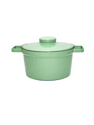 RIESS | Pentola in smalto con coperchio "Aromapot - Truehomeware" 24cm 3,5l | Verde