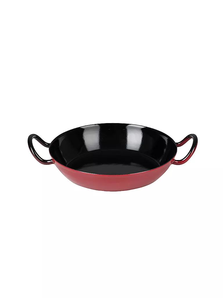 RIESS | Schlemmerpfanne 24cm Color Rosso | Rosso scuro