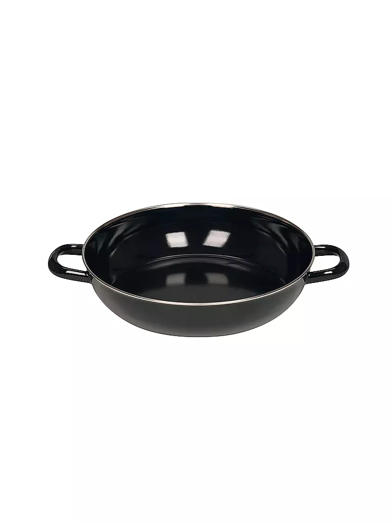 RIESS | Schmorpfanne in smalto nero 28 cm | Nero