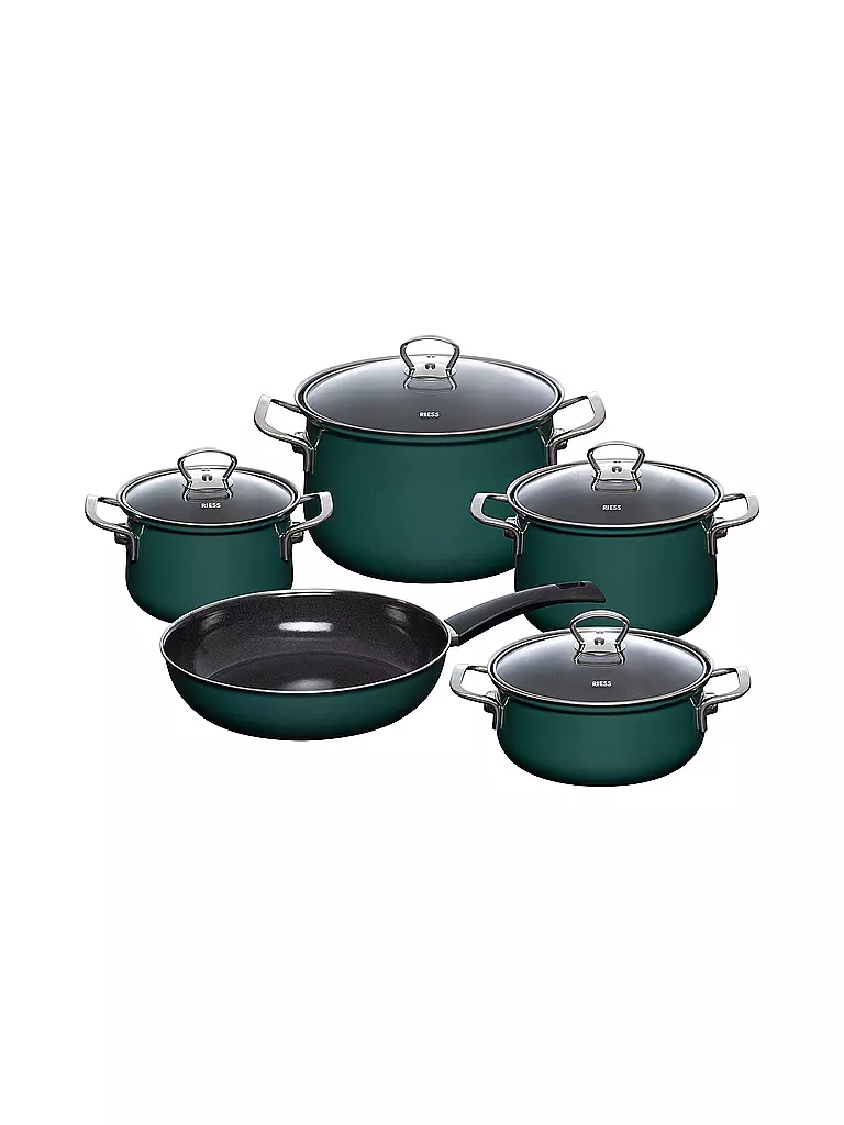 RIESS | Set di pentole 5 pz. TEAL Verde acqua | Petrolio