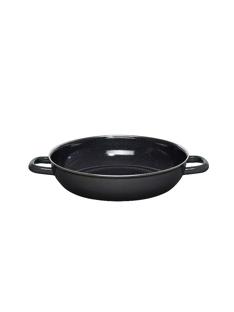 RIESS | Tegame per brasare con coperchio 28 cm Grigio scuro | Grigio