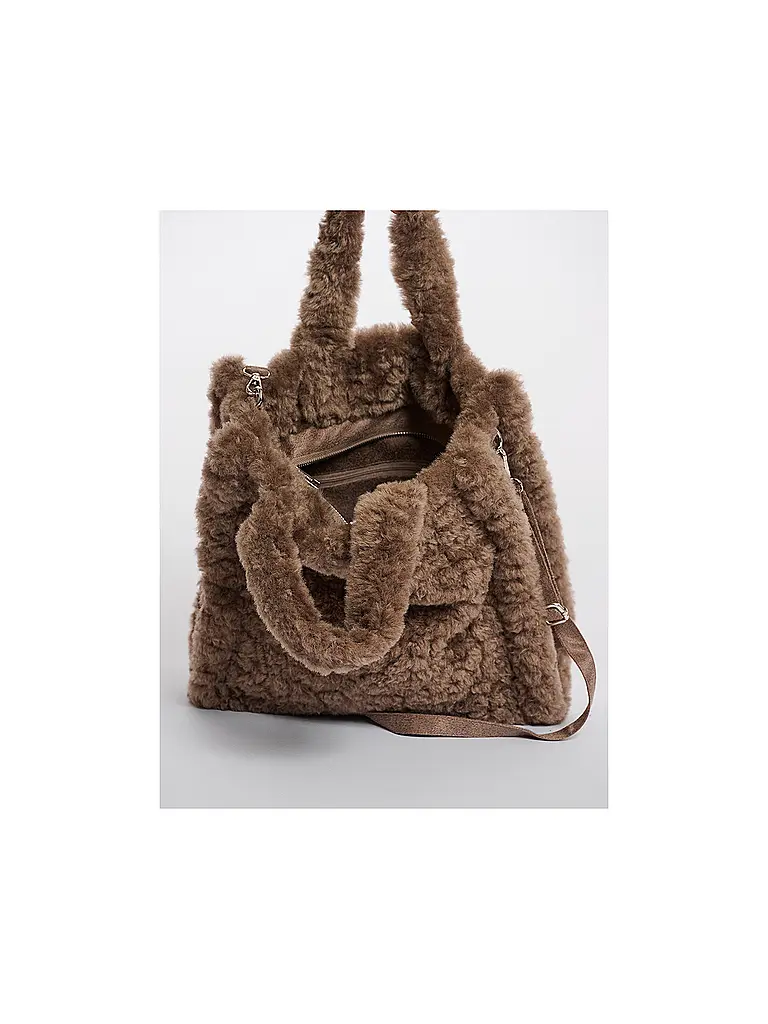 RINO&PELLE | Borsa - Shopper in pelliccia sintetica BRAX | Cammello