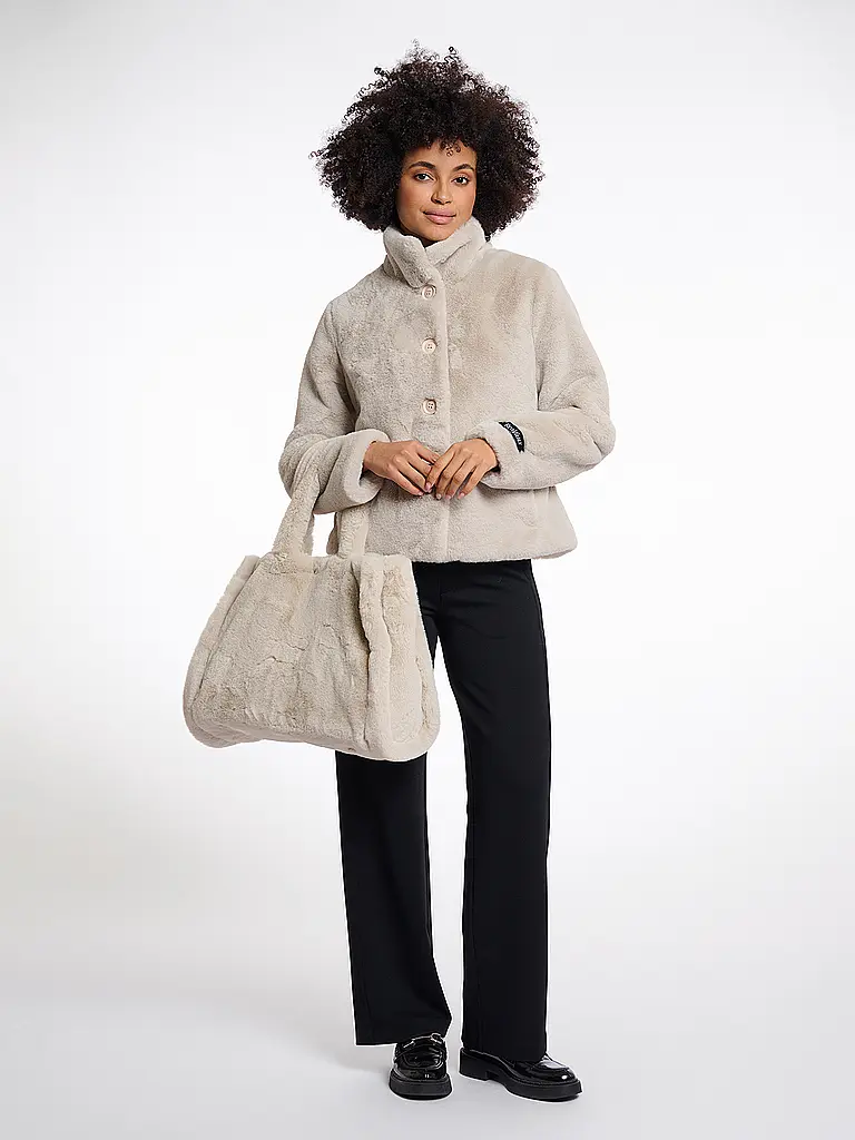 RINO&PELLE | Borsa - Shopper in pelliccia sintetica DAAN | Crema