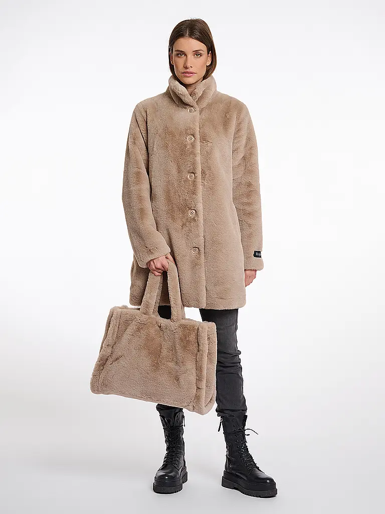 RINO&PELLE | Borsa - Shopper in pelliccia sintetica DAAN | Beige