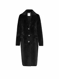RINO&PELLE | Cappotto effetto pelliccia SAAMI | Nero