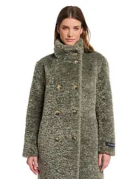 RINO&PELLE | Cappotto in pelliccia sintetica ENA | Oliva