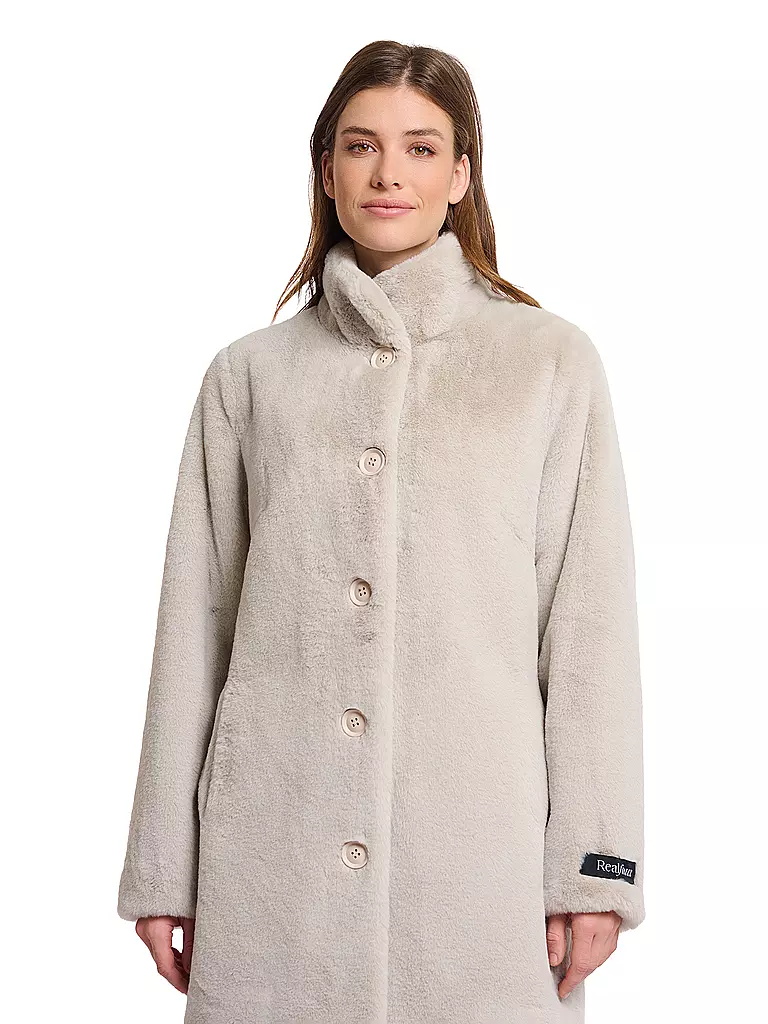 RINO&PELLE | Cappotto in pelliccia sintetica NONNA | Crema