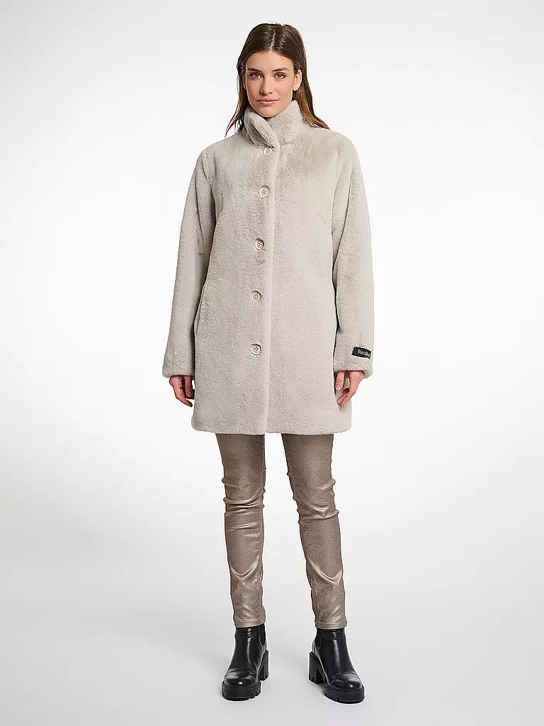 RINO&PELLE | Cappotto in pelliccia sintetica NONNA | Crema