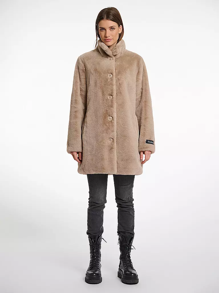 RINO&PELLE | Cappotto in pelliccia sintetica NONNA | Cammello
