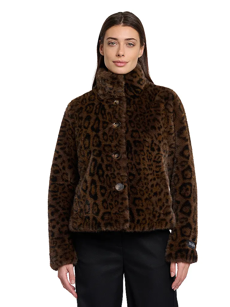 RINO&PELLE | Giacca in pelliccia sintetica VIE | Marrone