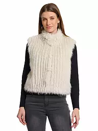 RINO&PELLE | Gilet effetto pelliccia DAVA | Crema