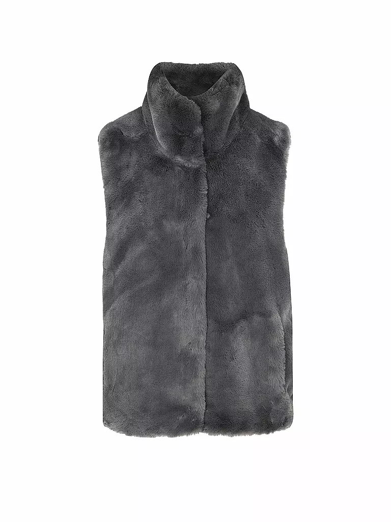 RINO&PELLE | Gilet in Felloptik LISON | Grigio