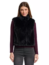RINO&PELLE | Gilet effetto pelliccia DAVA | Nero