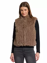 RINO&PELLE | Gilet effetto pelliccia DAVA | Cammello