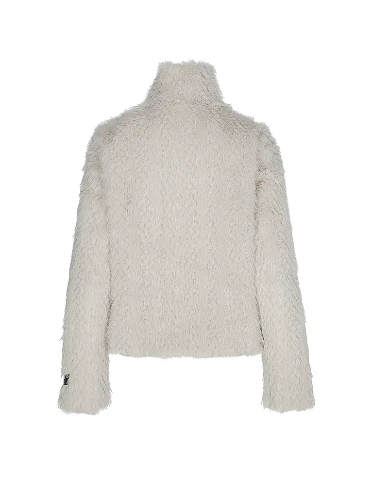 RINO&PELLE | Jacke in Felloptik  | Crema