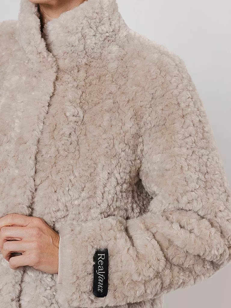 RINO&PELLE | Jacke in Felloptik KION | Crema