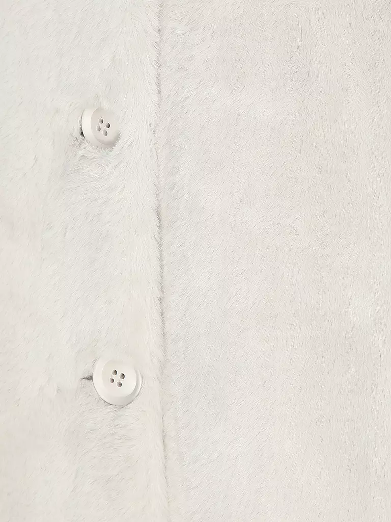 RINO&PELLE | Mantel in Felloptik NONNA | Crema