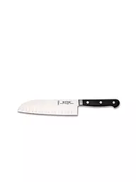RITTER | Coltello Santoku senza alveoli 18 cm CLASSIC OAK  Rovere affumicato | Marrone