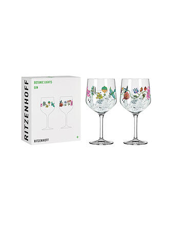 RITZENHOFF | Set di 2 bicchieri da gin BOTANIC LIGHTS #9 #10 Olaf Hajek 2024