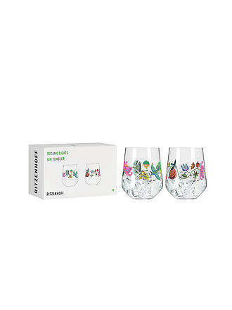RITZENHOFF | Set di 2 tumbler da gin BOTANIC LIGHTS #9 #10 Olaf Hajek 2024