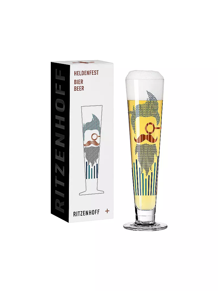 RITZENHOFF | Bicchiere da birra Heldenfest 2022 #10 Christine Kordes | Multicolore