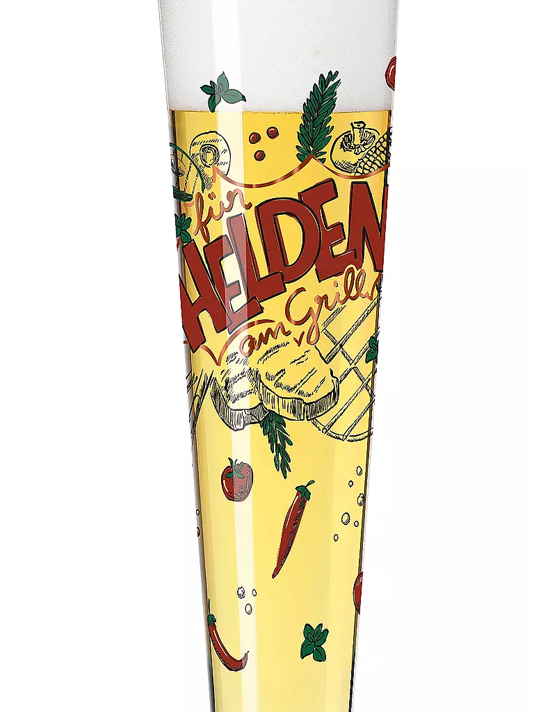 RITZENHOFF | Bicchiere da birra Heldenfest 2022 #13 Henrike Stein | Multicolore