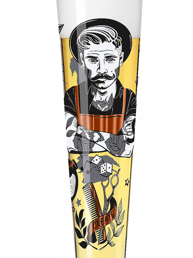 RITZENHOFF | Bicchiere da birra Heldenfest 2022 #9 Werner Bohr | Multicolore