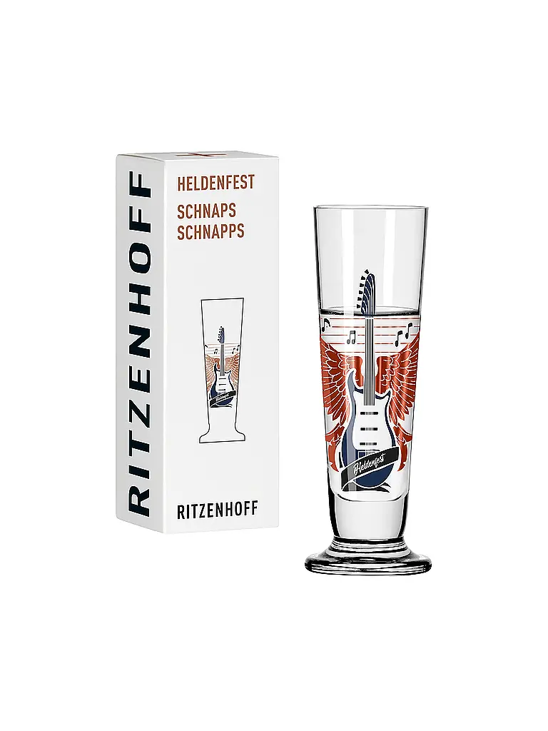 RITZENHOFF | Bicchiere da grappa HELDENFEST # 17 /12 Behnke | Multicolore