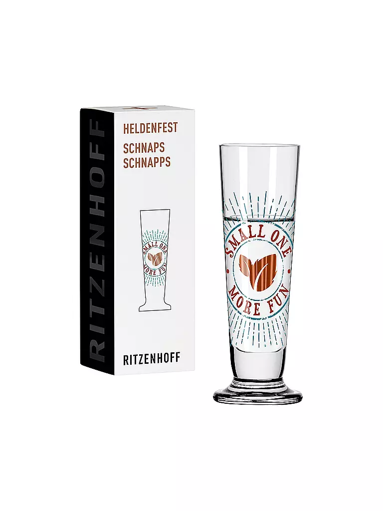 RITZENHOFF | Bicchiere da grappa Heldenfest 2022 #12 Rebecca Buss | Multicolore