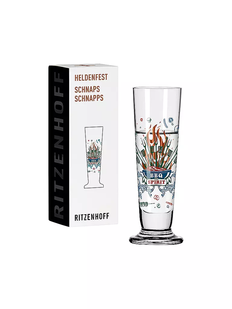 RITZENHOFF | Bicchiere da grappa Heldenfest 2022 #14 2PERCENT | Multicolore