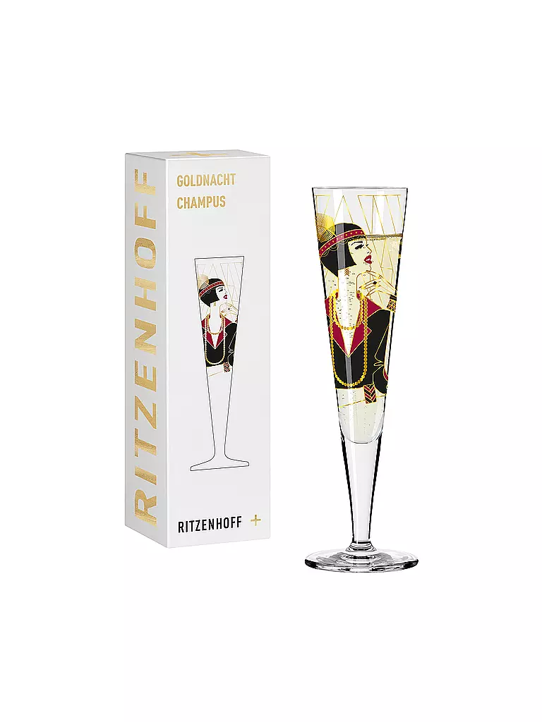 RITZENHOFF | Champagnerglas Goldnacht 2022 #27 Samy Halim | Oro