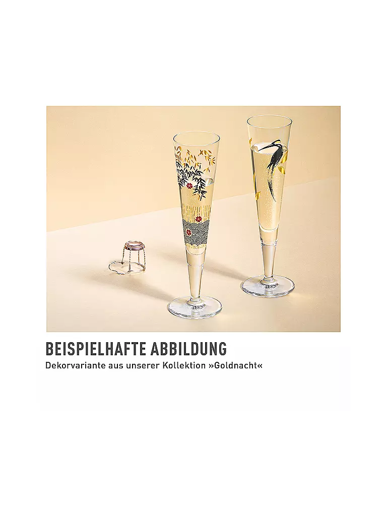 RITZENHOFF | Champagnerglas Goldnacht 2022 #27 Samy Halim | Oro