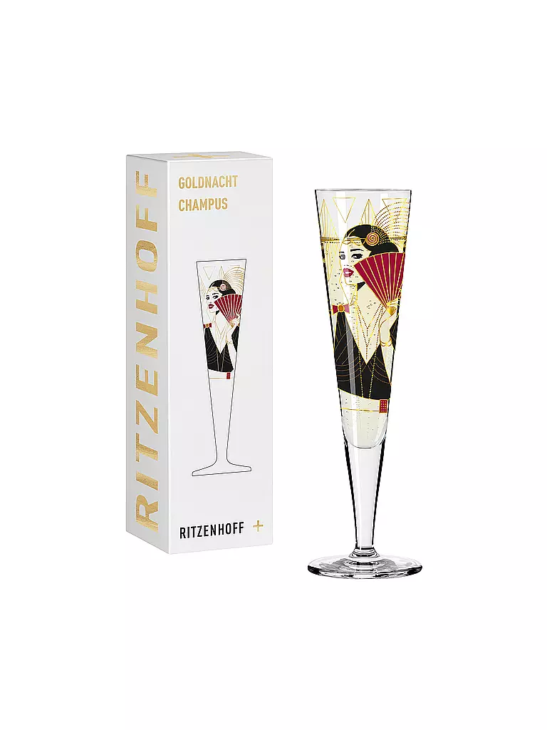 RITZENHOFF | Champagnerglas Goldnacht 2022 #28 Samy Halim | Oro