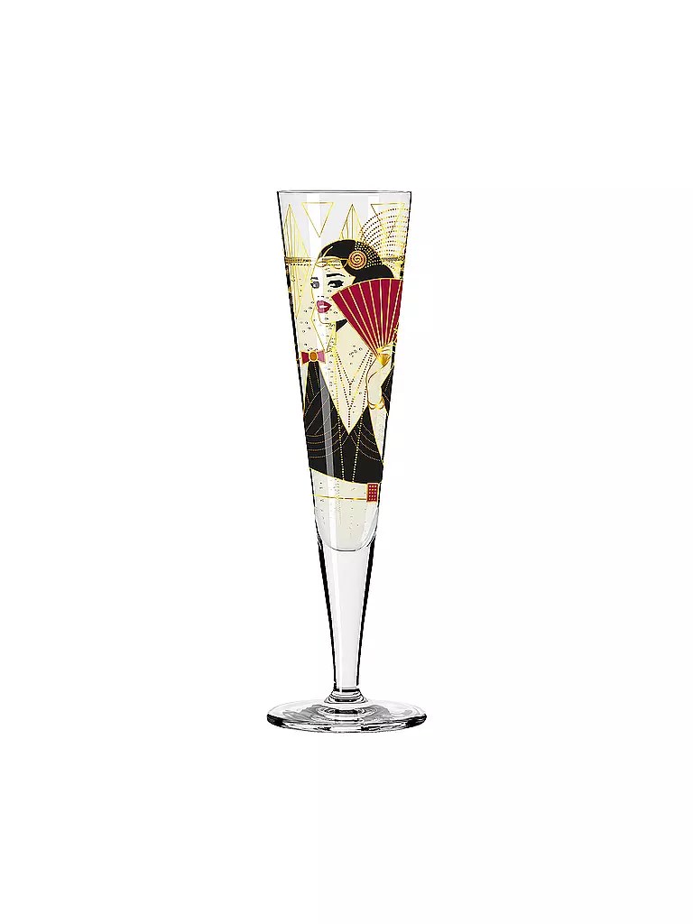 RITZENHOFF | Champagnerglas Goldnacht 2022 #28 Samy Halim | Oro