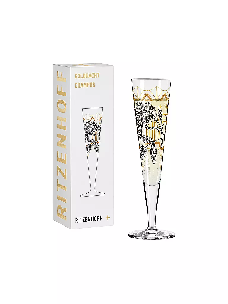 RITZENHOFF | Champagnerglas Goldnacht Champus #29 Lisa Hofgärtner 2023 | Oro