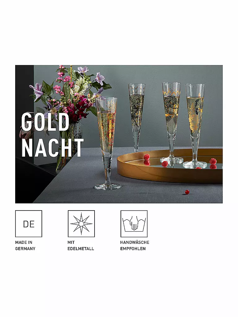 RITZENHOFF | Champagnerglas Goldnacht Champus #30 Lisa Hofgärtner 2023 | 